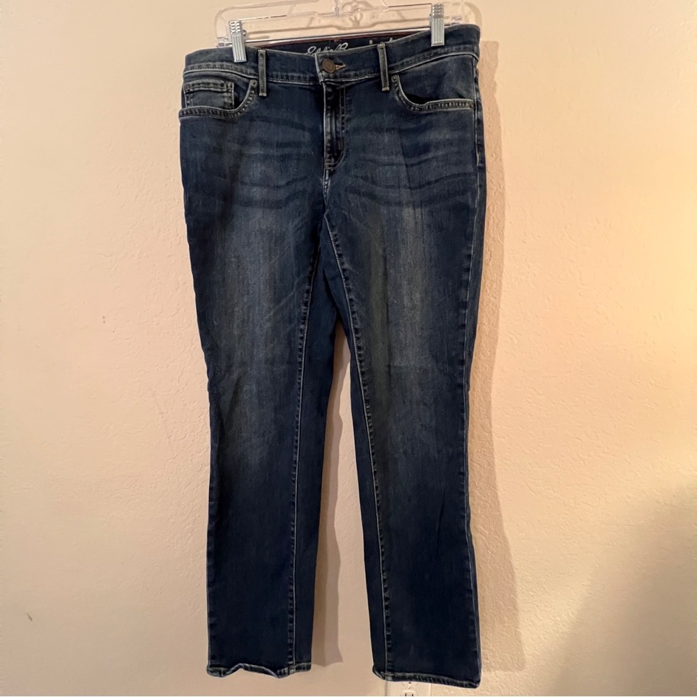 Eddie Bauer Boyfriend Slim Leg Jeans Women’s Size 10 Blue Denim Stretch Casual